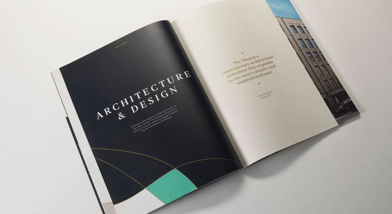 property marketing for the marq london | brochure 2